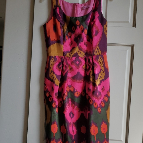 Eliza J Dresses & Skirts - Colorful Ikat Motif Multicolor Dress